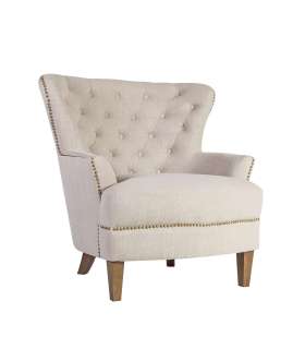 Tugitool HOLMES 79x85xH98cm, beež