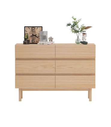 Kummut SUNNY 120x40xH85cm, melamiin tamm