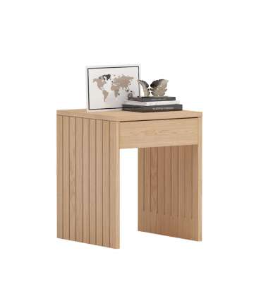 Öökapp SUNNY 40x40xH50cm, melamiin tamm