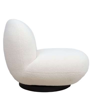 Tugitool PAMELA 80x90xH74cm, valge