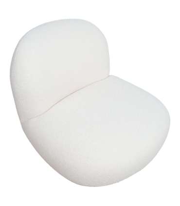 Tugitool PAMELA 80x90xH74cm, valge