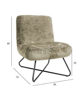 Tugitool FARICA 65x74xH84cm, bee˛