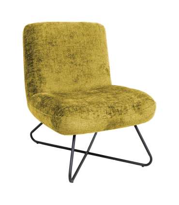 Tugitool FARICA 65x74xH84cm, kollane