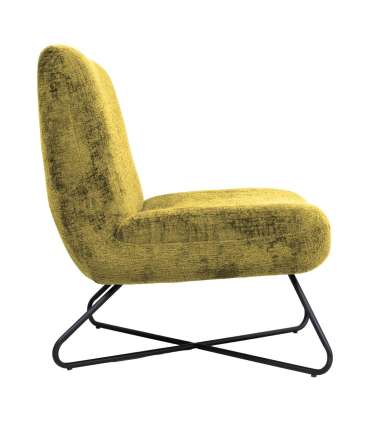 Tugitool FARICA 65x74xH84cm, kollane