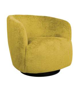 Tugitool MANUELA 84x82xH75cm, kollane