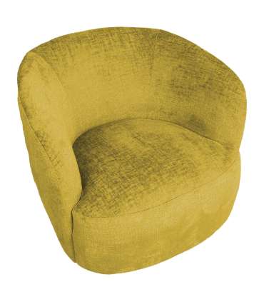 Tugitool MANUELA 84x82xH75cm, kollane