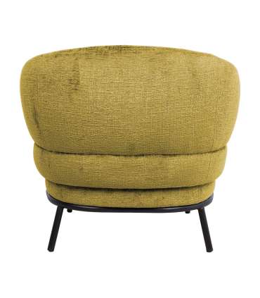 Tugitool GEMALA 84x84xH75cm, kollane