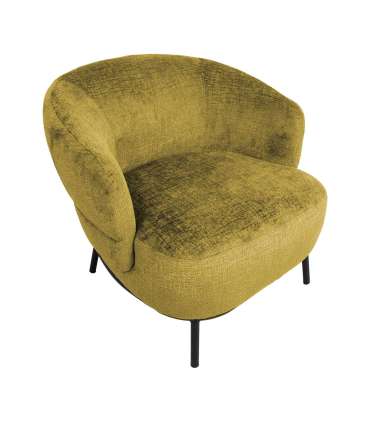 Tugitool GEMALA 84x84xH75cm, kollane