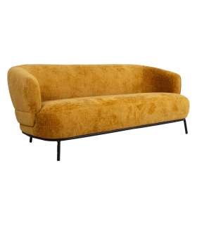 Diivan GEMALA 2,5 kohaline 200x84xH82cm, kollane