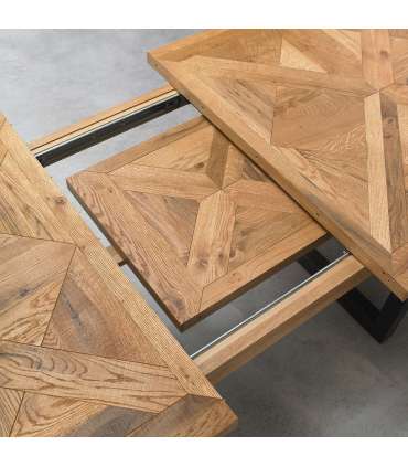 Söögilaud INDUS 190/240x100xH76,5cm, tamm