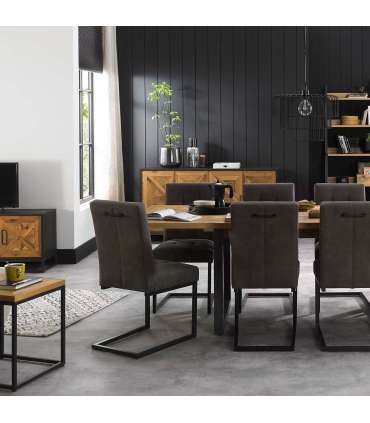 Söögilaud INDUS 190/240x100xH76,5cm, tamm