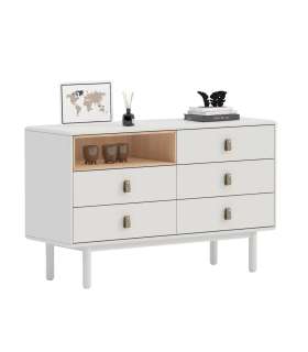 Kummut IRIS 120x40xH75cm, valge