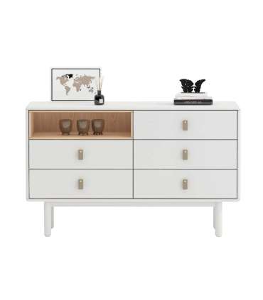 Kummut IRIS 120x40xH75cm, valge