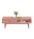 Diivanilaud IRIS 120x60xH40cm, roosa