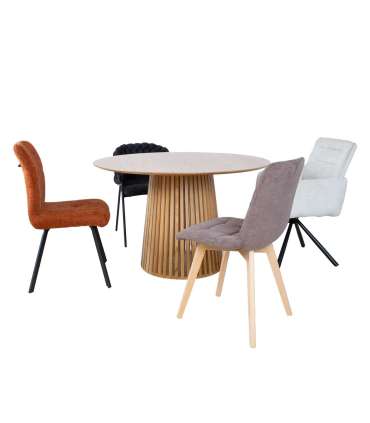 Söögilaud MILANI D120xH75cm, tamm