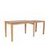 Söögilaud COOPER 120+75x75xH75cm, tamm