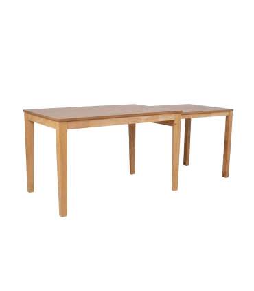 Söögilaud COOPER 120+75x75xH75cm, tamm