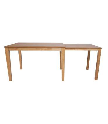 Söögilaud COOPER 120+75x75xH75cm, tamm