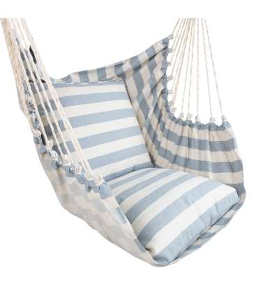 Гамак-качели COPENHAGUE серый полосатый