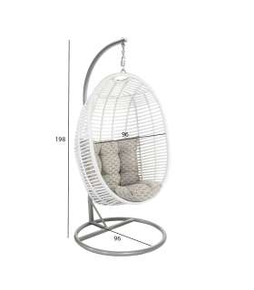 Ripptool CORA 96x96xH198cm, valge