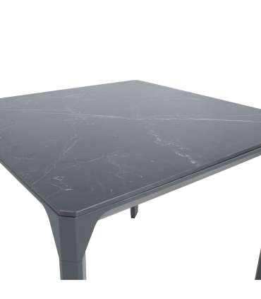 Laud CARVES 90x90xH75cm, antratsiit