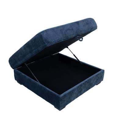 Nurgadiivan ja tumba DIVI 276x276x102xH84cm, tumesinine