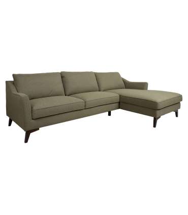 Nurgadiivan BIRGIT PN 286x90/160xH86cm, oliiviroheline