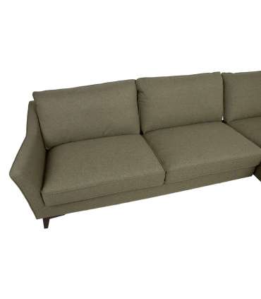 Nurgadiivan BIRGIT PN 286x90/160xH86cm, oliiviroheline