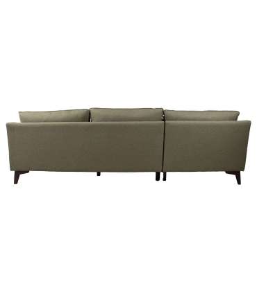 Nurgadiivan BIRGIT VN 286x160/90xH86cm, oliiviroheline