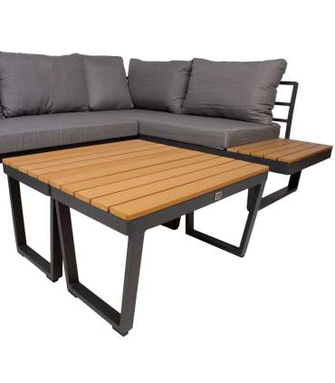 Aiamööblikomplekt MALTA mooduldiivan, 2 lauda