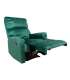 Tugitool GUSTAV manuaalne recliner, roheline samet