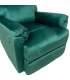 Tugitool GUSTAV manuaalne recliner, roheline samet