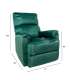 Tugitool GUSTAV manuaalne recliner, roheline samet