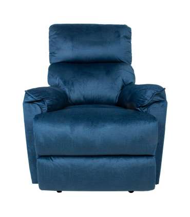 Tugitool GUSTAV manuaalne recliner, tumesinine samet