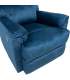 Tugitool GUSTAV manuaalne recliner, tumesinine samet