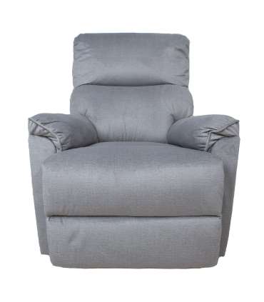 Tugitool GUSTAV manuaalne recliner, helehall samet