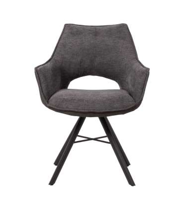 Tool EDDY 60x62xH81,5cm, hall/tumehall, pöörlev