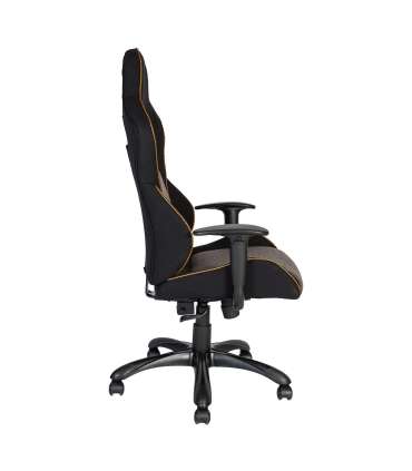 Töötool COMFORT, 69x68xH120-130cm, must/hall/oran˛, polüesterkangas, plastik