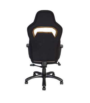 Töötool COMFORT, 69x68xH120-130cm, must/hall/oran˛, polüesterkangas, plastik