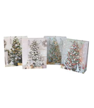 Kinkekott XMAS TREE, 26x32x12cm, mix