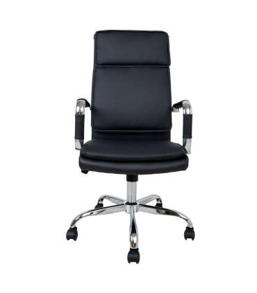 Töötool ULTRA 54,5x60xH106,5-116,5cm, must kunstnahk