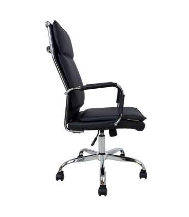 Töötool ULTRA 54,5x60xH106,5-116,5cm, must kunstnahk