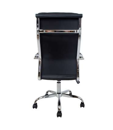 Töötool ULTRA 54,5x60xH106,5-116,5cm, must kunstnahk