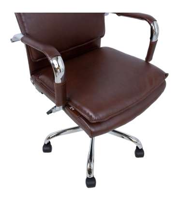 Töötool ULTRA 54,5x63xH94-104cm, pruun kunstnahk