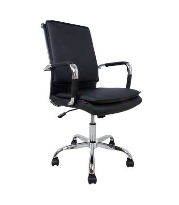 Töötool ULTRA  54,5x63xH94-104cm, must kunstnahk