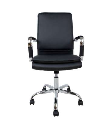 Töötool ULTRA  54,5x63xH94-104cm, must kunstnahk