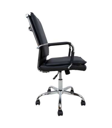 Töötool ULTRA  54,5x63xH94-104cm, must kunstnahk