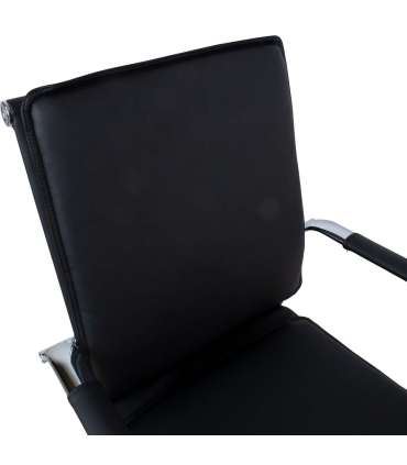 Töötool ULTRA  54,5x63xH94-104cm, must kunstnahk