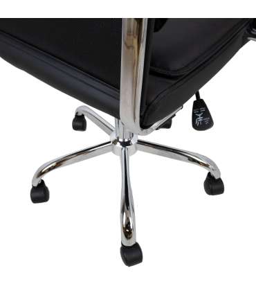 Töötool ULTRA  54,5x63xH94-104cm, must kunstnahk