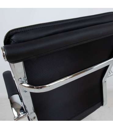 Töötool ULTRA  54,5x63xH94-104cm, must kunstnahk